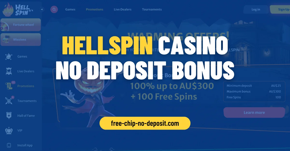 HellSpin No Deposit Bonus