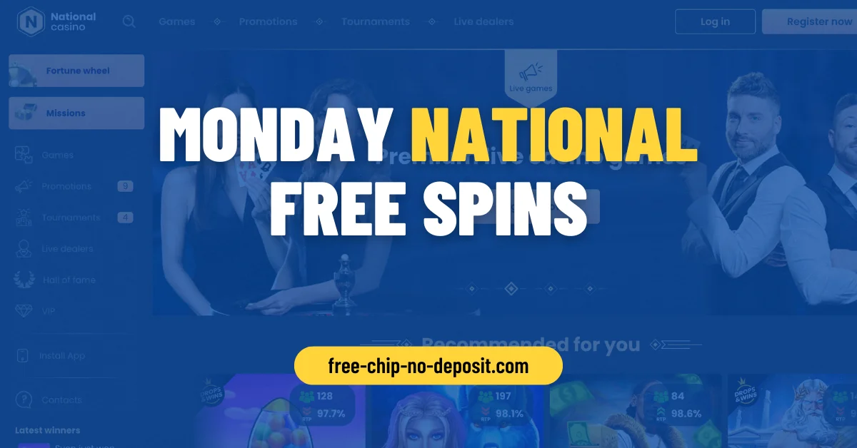 Monday National Free Spins