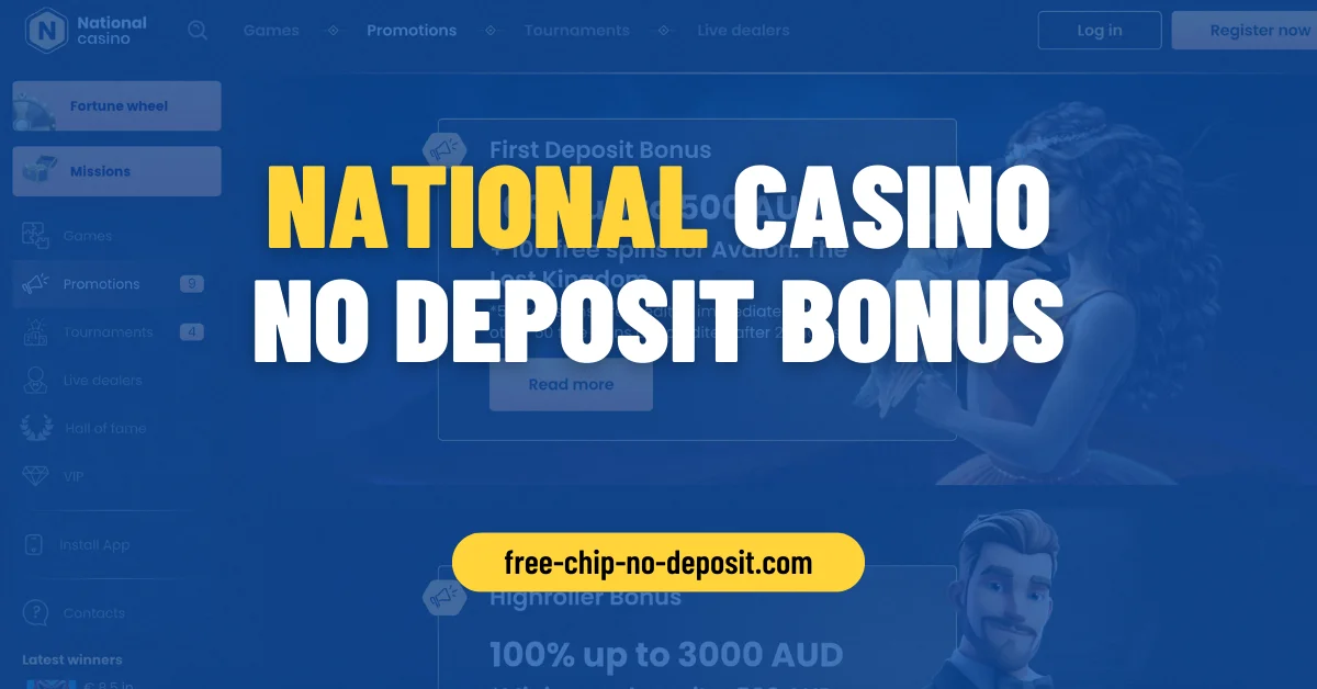 National Casino No Deposit Bonus