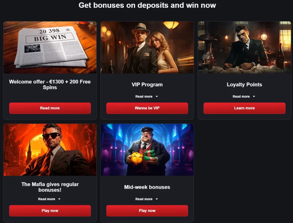 Syndicate Casino All Bonuses
