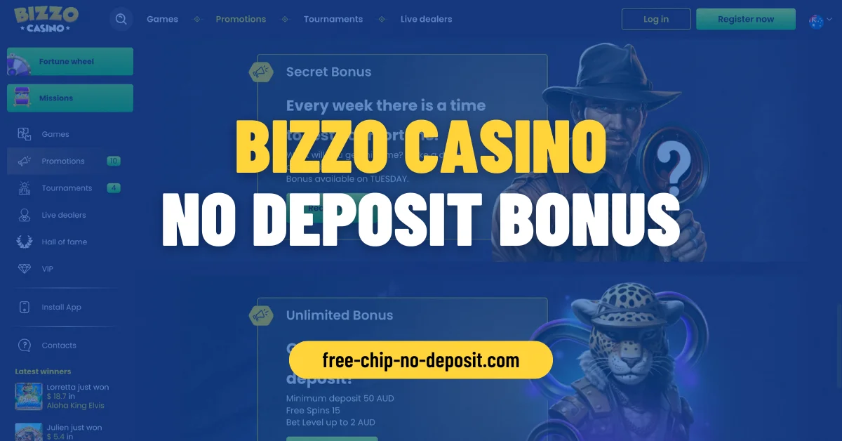 Bizzo Casino No Deposit Bonus