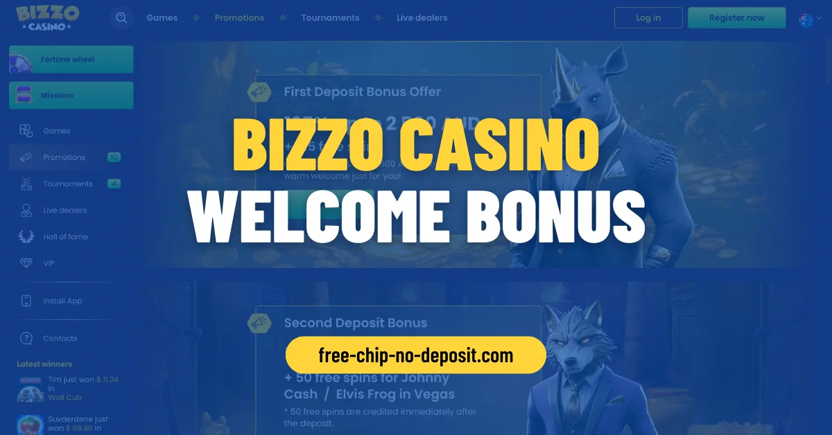 Bizzo Casino Welcome Bonus