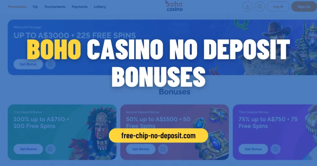 Boho No Deposit Bonuses