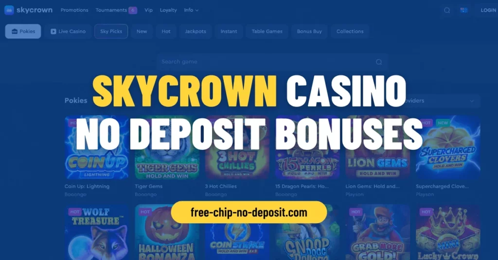 Skycrown No Deposit Bonuses