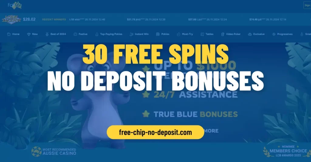 Fair Go Casino 30 Free Spins 