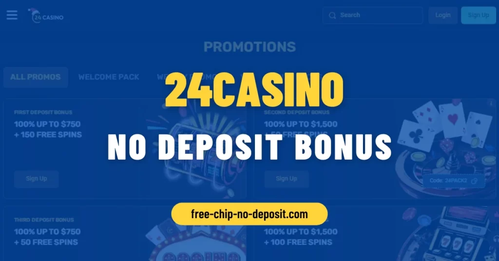 24Casino No Deposit Bonus