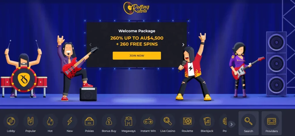 rolling slots casino