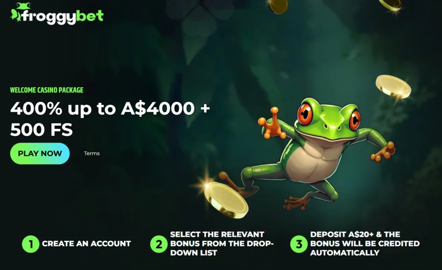 froggybet welcome bonus